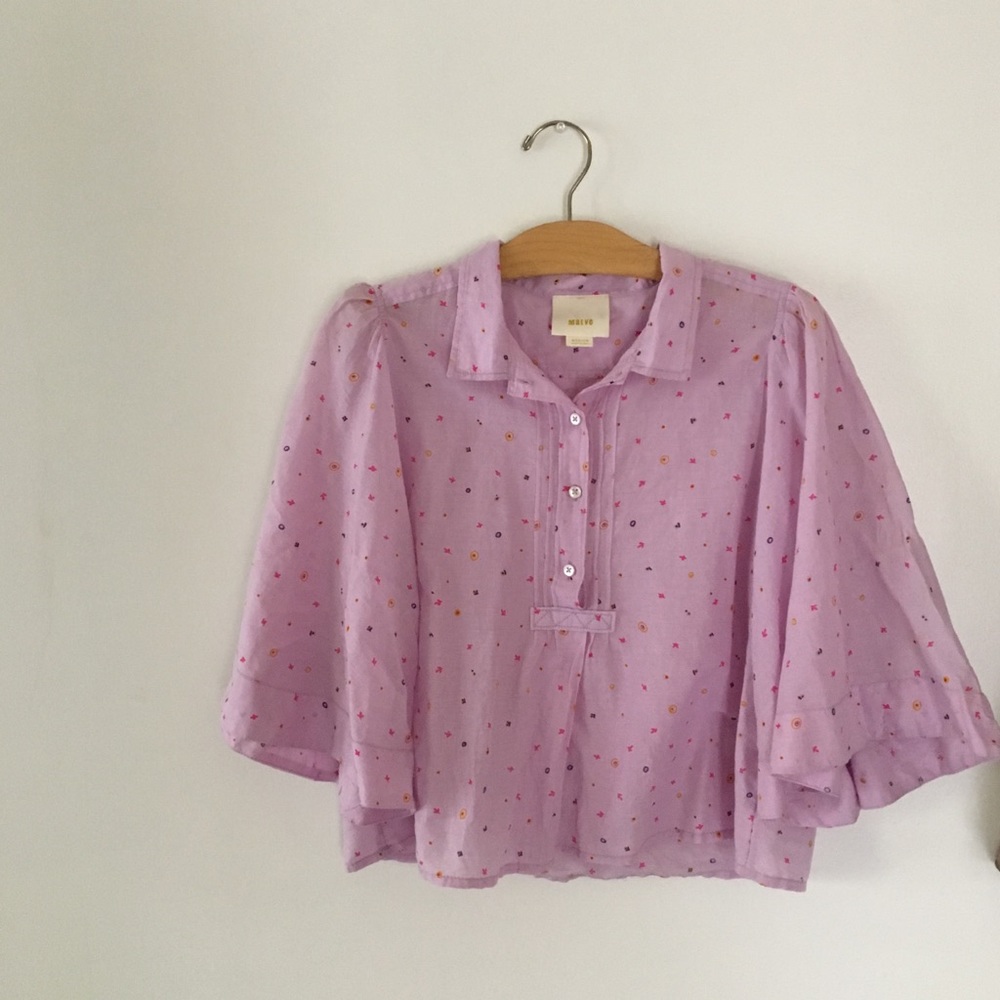 Anthropologie Button-Up Blouse